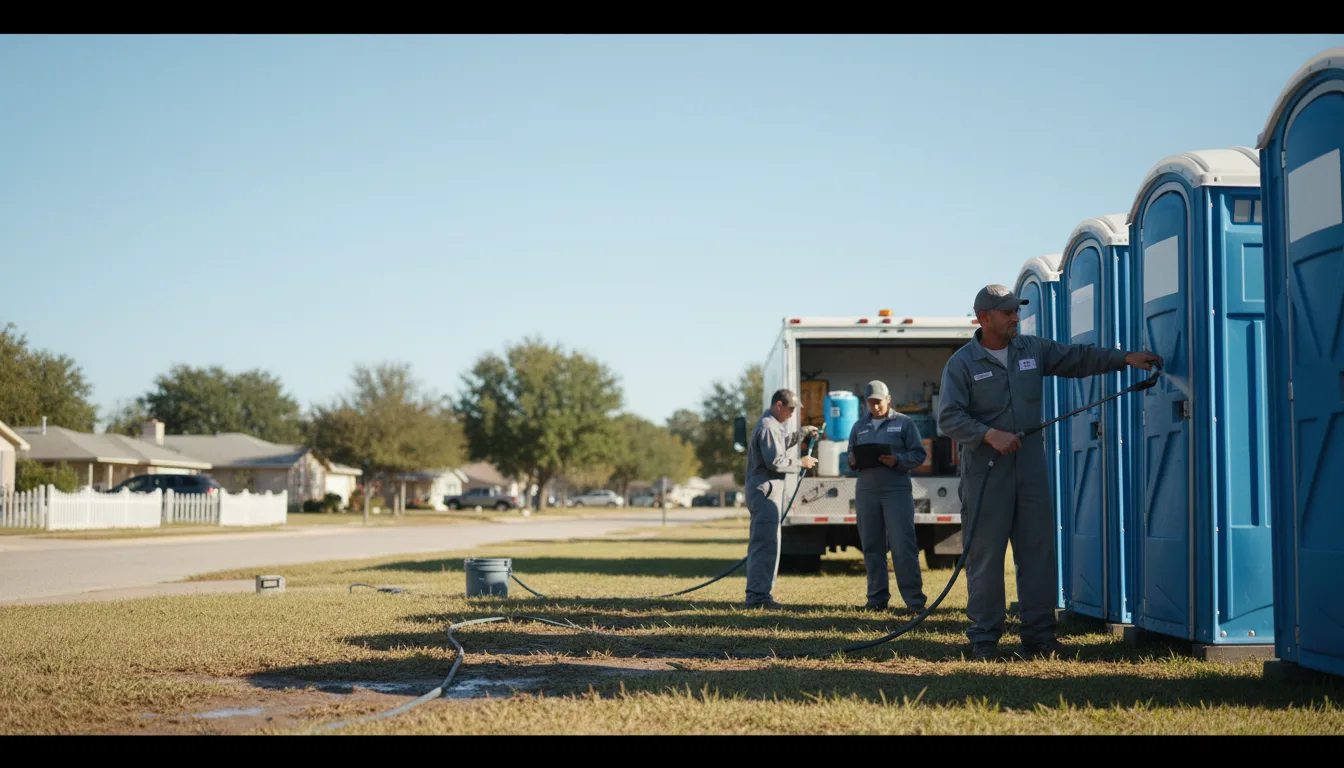 Long-Term Portable Toilet Rental in Hubbard, TX near me